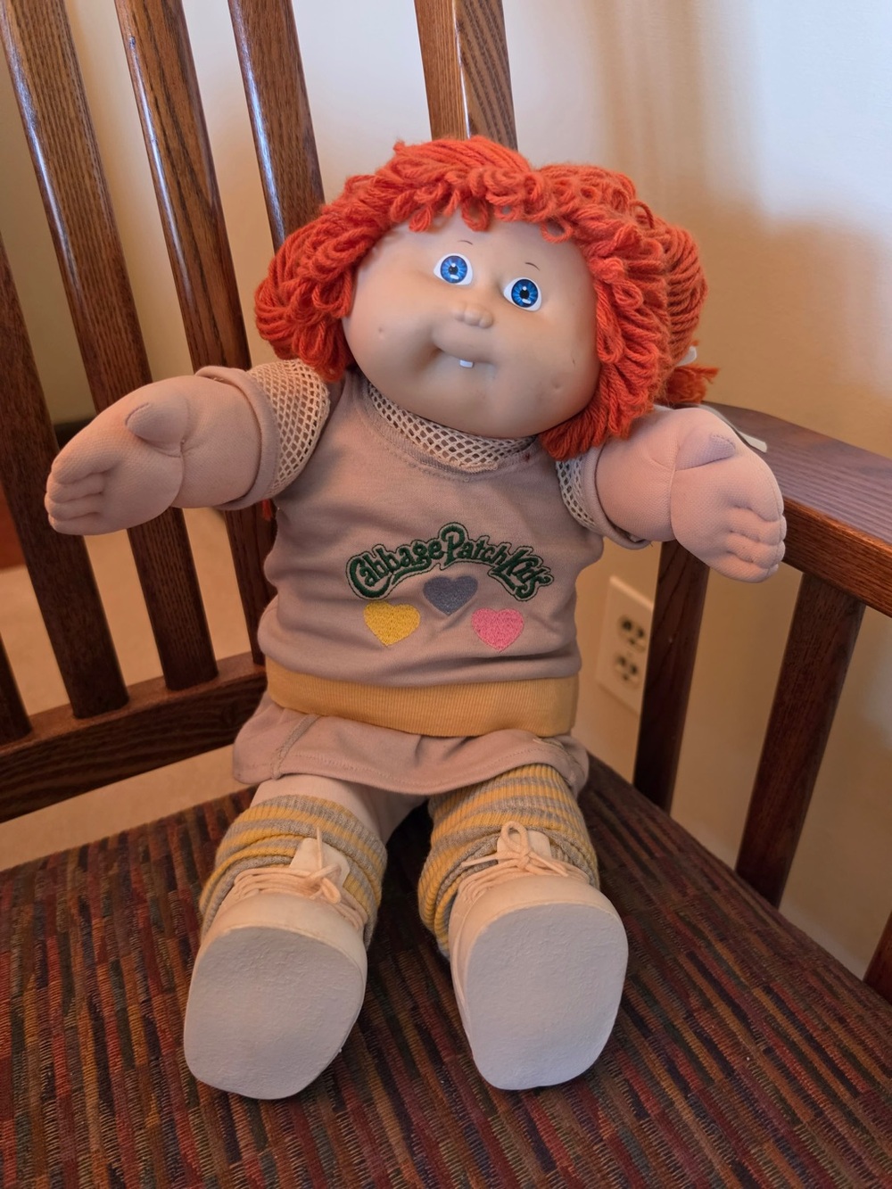 Cabbage patch kid Red-Head in Pink Outfit